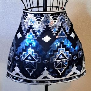 Sequined Express skirt size large